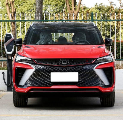 Elektroauto Geely Binyue Energiefahrzeuge Geely Coolray Blaue Farbe auf Straßenbedingungen