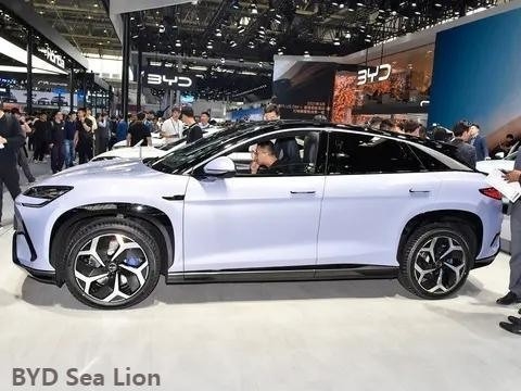 2024 Byd Sea Lion 07 EV rein elektrischer mittelgroßer SUV mit einer Batteriekapazität von 71,8 Kwh