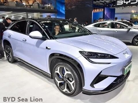 Pure Electric 2024 Byd Sea Lion 07 SUV mit 610 Km Reichweite und 0,42h Ladezeit