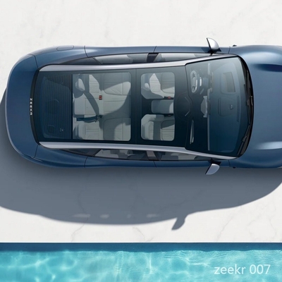 2024 Zeekr 007 Elektroauto 2WD Hochgeschwindigkeit 210km/h Fünf-Sitzer BEV für 5 Passagiere Hergestellt