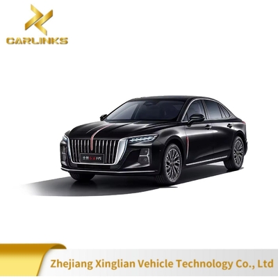 Chinesische Luxusmarken Hongqi H5 MID-Size 5-Sitzer Limousine Kraftstofffahrzeug Links in 2024