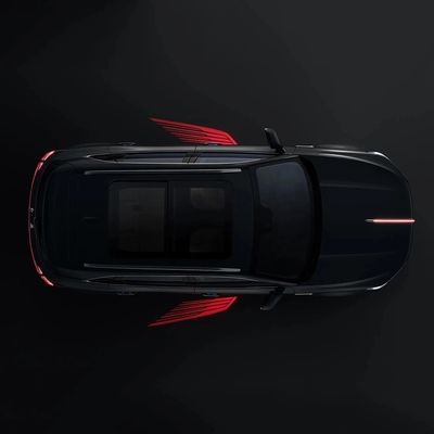 2024 Hongqi HS5 Zwischen-SUV und High Speed mit weißer Außenfarbe