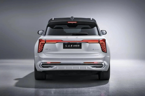 Graue Farbe 2023 Hongqi E-HS9 Karosserie EU-Ladegerät DC 690km Flagge Yue Edition Sieben-Sitzer