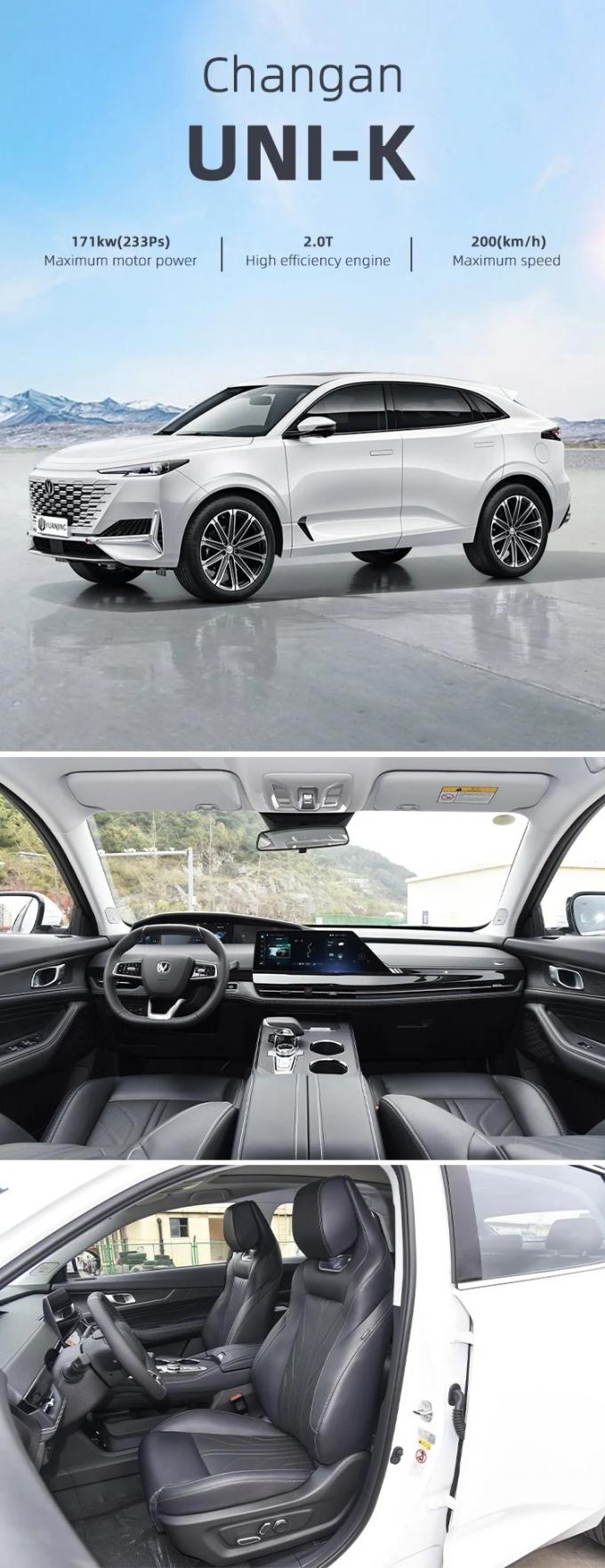 New Car SUV Gasoline Car 2024 Petrol SUV Car Changan Uni K Price Chang′an Uni-K 2.0t Petrol Vehicle Changan Uni-K Elite